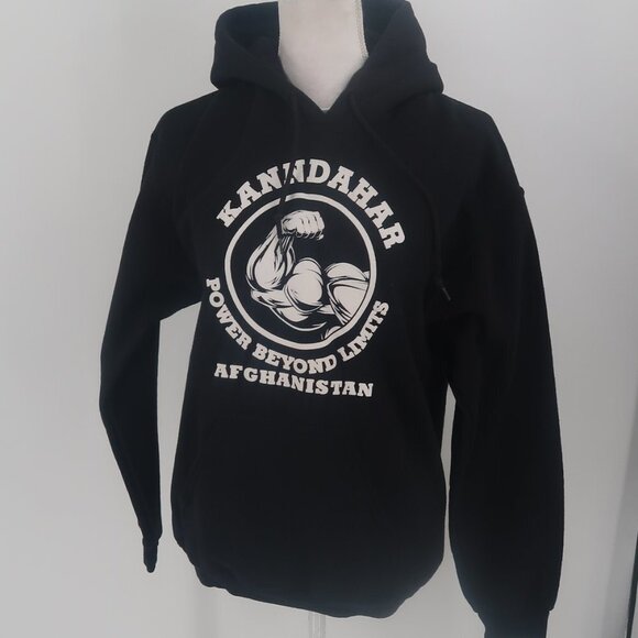 Kanndahar Afghanistan Power Beyond Limits Black Hoodie Size Small - Picture 1 of 6